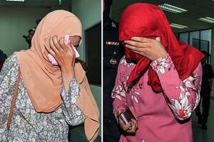 malaysian lesbian sex - Malaysian Muslim lesbian couple caned in public punishment