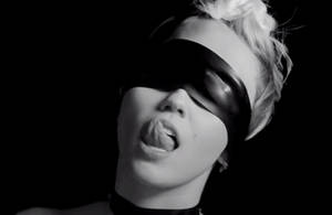 bondage black white - It appears the internet jumped the gun with this rumor, however, as a  spokesperson for the 'Wrecking Ball' singer has denied submitting the video.