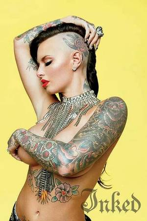 Hot Tattoo Porn - Christy Mack guest writes for Inked Mag about porn, tattoos, being a tattoo  collector, and about the two places she'll NEVER get tattooed.