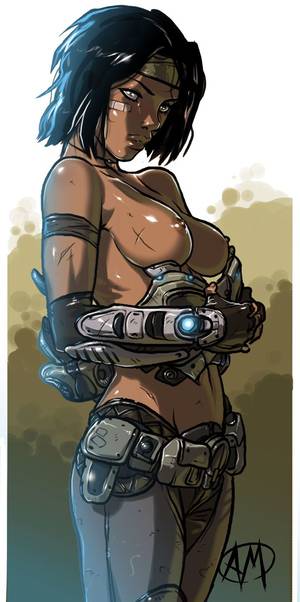 gears of wars cartoon nude - A little fan art of Samantha Byrne of Gears of War 3! Enjoy!