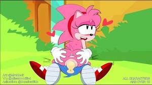 Classic Amy Porn - Classic Amy Rose Fucks Sonic - Sonic The Hedgehog Porn - XAnimu.com