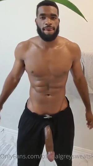 Black Dude Sexy - 12 + inch cock Hot black guy doing a sexy solo show - ThisVid.com