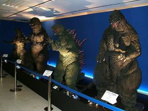 godzilla costumes - Godzilla Suits on DIsplay - Godzilla 2014 Gallery