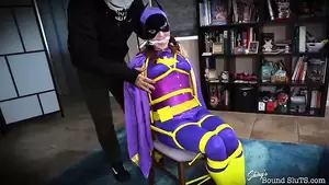 Batgirl Tranny Porn - TS Sabina Steele Batgirl Chairtied | xHamster
