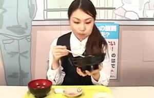 asian girls food - Asian girl eats and then has cum put on her food and eats it - Biguz.net