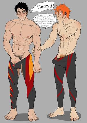 Harry Potter Ron Porn - Harry and Ron in the changing rooms : r/harrypotterporn