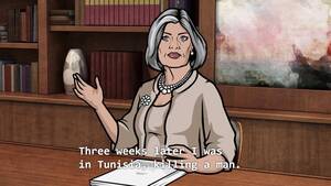 Mallory Archer Porn - Archer] 3 weeks after getting hired as a spy, Mallory was in Tunisia  killing a man. 3 weeks after Lana gets hired my Mallory as a spy, she was  also in Tunisia