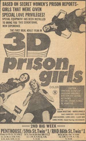 Carol Peters Porn - If you're looking to recapture the 1970s grindhouse experience, director  Tom DeSimone's X-rated sex flick PRISON GIRLS is the right place to start.