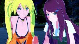 Female Naruto Porn - Kushina And Female Naruto Sucking A Hard Dick, Ninja Dick Sucking No Jutsu!  Porn Video