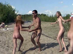 dance beach topless video - Nudist beach party with fun dancing | voyeurstyle.com