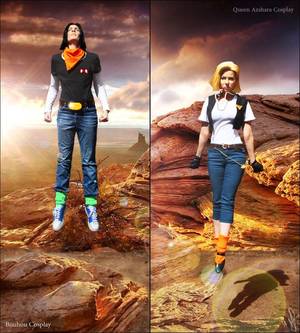 Dragon Ball Z Android 18 Cosplay Porn - Androids 17 and 18 by Queen-Azshara.deviantart.com on @DeviantArt Â· Android  18 CosplayDragon Ball ZAnime ...