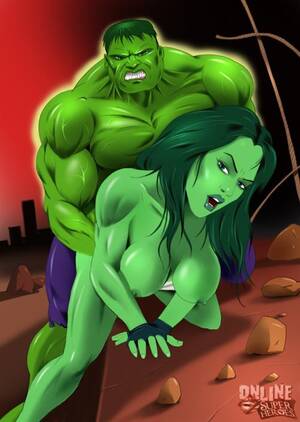 free cartoon hulk fucking - Hulk smash!.. and fuck She-Hulk! | Marvel Hentai