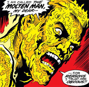 Hydro Man Marvel Porn - The Molten Man