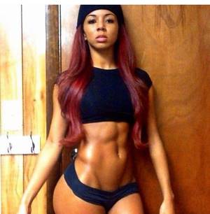 black abs - Black Fitness, Black People, Fitspo, Black Girls, Workouts, Ebony Girls,  Exercise, Gym, Work Outs