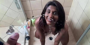 indian sluts facials - Desi slut slow motion shower piss facial 7:04 HD Indian Porno Videos