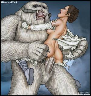 Leia Hentai Pussy - Princess Leia with a huge wampa's cock stuffed in her tiny, wet pussy. It  looks like it out started as rape but it sure didn't stay that way for  long! â€“ Star