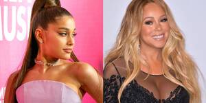 Lesbian Porn Ariana Grande Nudes - Stop the world! Ariana Grande and Mariah Carey are collaborating again!