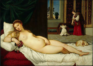 1700s Porn Painting - What They Don't Tell You About Paintings - Titian - The Venus Of Urbino -  Part I â€” aengusart