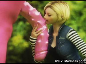 Hentai Shemale Oral Sex - 3D Skinny Teen Destroyed by a Dragon!