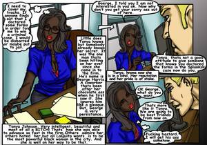 Black Girl Interracial Porn Comics - black-bitch-illustrated-interracial comic image 02