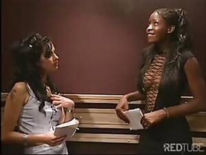 Black And White Lesbian Elevator Porn - Interracial Lesbian Sex in Elevator (14 min) Lesbian Video | PussySpace.net