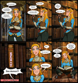 library cartoon porn - âœ…ï¸ Porn comic Zelda In A Library. OLENA MINKO. Sex comic beauty blonde went  | Porn comics in English for adults only | sexkomix2.com