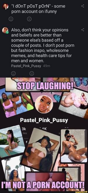 Funny Porn Accounts - Porn account on ifunny Er Also, don't think your opinions and beliefs are  better than