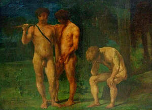 German 19th Century Gay Porn - German homo erotic art first half 20th century
