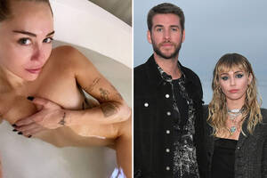 Miley Cyrus Nude Porn - Miley Cyrus goes completely naked as she shares selfie from her bathtub  after she shades ex-husband Liam Hemsworth | The Sun