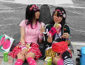 japanese teen model - Typical Japanese street fashion, Japan
