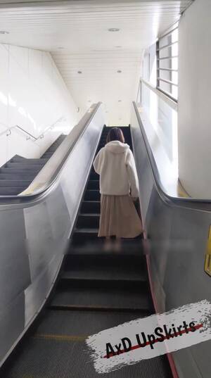 free porn upskirt no panties stairs - Public no panties