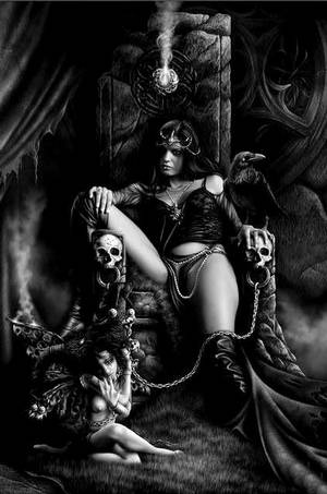 Gothic Fantasy Art Porn - Dark, refined, weird, tacky themes and of course porn.