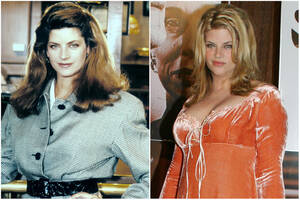 Kirstie Alley Pussy Porn - Blast From The Past: Women From Popular TV Shows & Movies