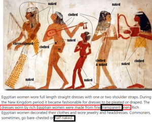 Ancient Egyptian Women Nude Porn - Clothed & Naked in Ancient Egypt : r/exmuslim