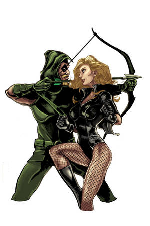 Black Canary Tied Up Porn - Green Arrow and Black Canary - but I liked him best with Chloe on  Smallville.