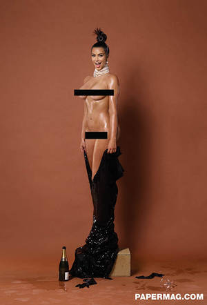kim kardashian pregnant naked - Kim Kardashian naked paper