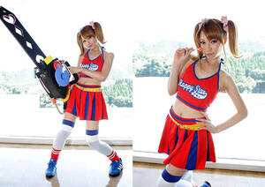 Lollipop Chainsaw Porn Moving - ... Starling cosplay in one of her porn ...