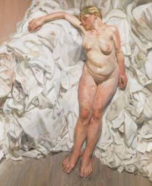 Catherine Tate Porn Captions - Standing by the Rags', Lucian Freud, 1988â€“9 | Tate