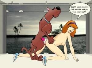 Daphne Blake Fucked - Daphne Blake loves when other guys are away on solving some case â€“ it means  she can fuck with Scooby all night long! â€“ Scooby Doo Porn