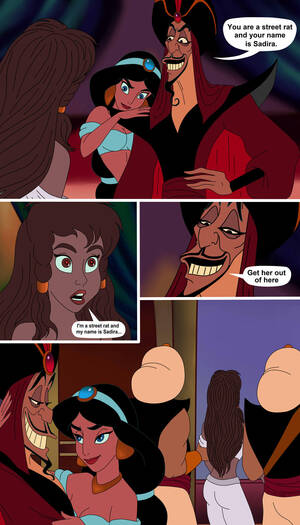jafar jasmine sex cartoon - Jasmine, Jafar and Sadira comic page 9 by SerisaBibi on DeviantArt
