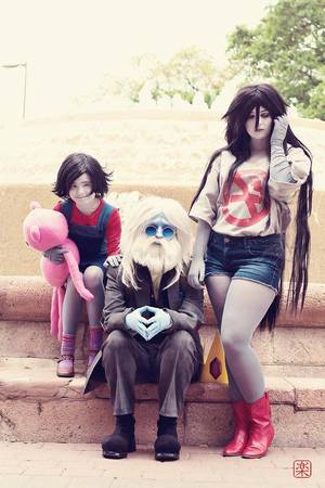 Marcy Adventure Time Cosplay Porn - Little Marceline , Simon, and Marceline Adventure Time cosplay by  *Hopie-chan on deviantART