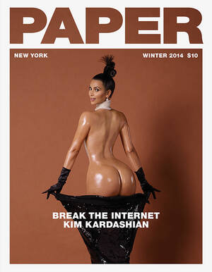 New Kim Kardashian Porn - Kim Kardashian's Butt is On the Cover of Paper Magazine | TIME