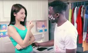Lttle Boys Gay Porn Chinese - Black man is washed whiter in China's racist detergent advert | Race | The  Guardian