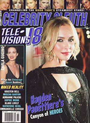 hayden panettiere nude prego - Celebrity Sleuth # 55, , Covergirl Hayden Panettiere (Nude) Maga