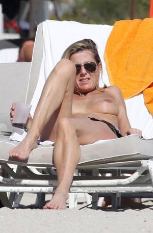 chicks in south beach topless - French Journalist Claire Chazal Topless In South Beach |  GutterUncensored.com