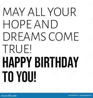 Blacked Porn Wife Wish Granted - Motivational Happy Birthday Wishes with Black Text Over White Background  Stock Illustration - Illustration of positive, black: 229552073