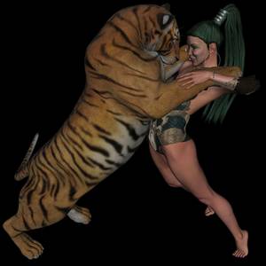 hentai tiger fuck - 3D-FM Cara & Tiger