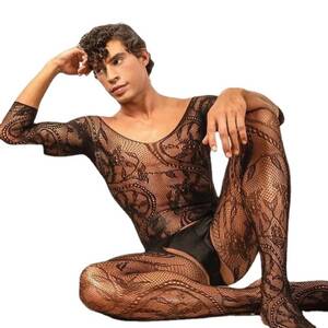 Men Stockings - Fetish Underwear for Men Body Stockings Man Fishnet Bodysuits Crotchless  Lingerie Sissy Jumpsuit Male Erotic Porno Sleepwear : Amazon.co.uk: Health  & Personal Care