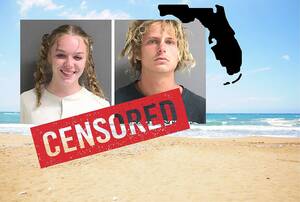 beach nude wife - Florida Man And Woman Busted Doing The Nasty On A Public Beach