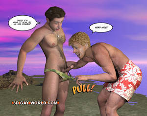 Beach Cartoon Porn - Cartoon porn with two gay dudes on the beach. Tags: - Picture 13